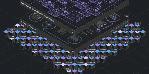Palantir AI platform illustration